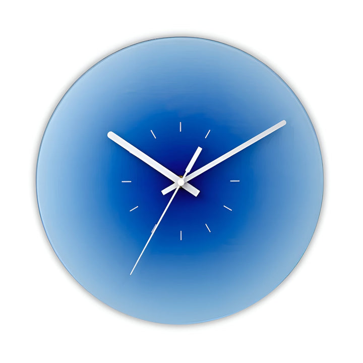 Glass Wall Clock – Modern Design with Sunset Motif | Bowlift