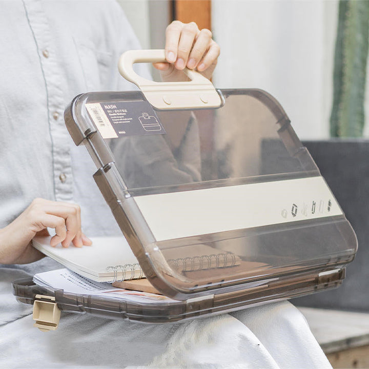 BowLift | Large Capacity Waterproof Transparent File Box