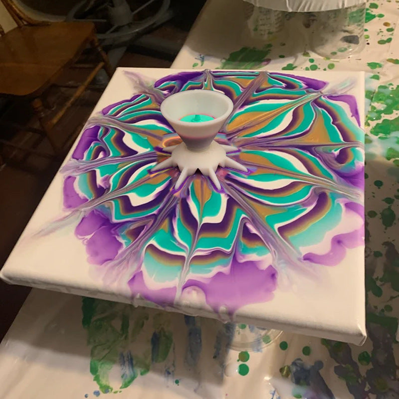 BowLift | Pouring Colors Flower Split Art Cup
