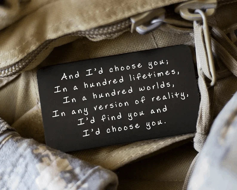 BowLift | Anniversary gifts for couples, long-distance use wallet card for him