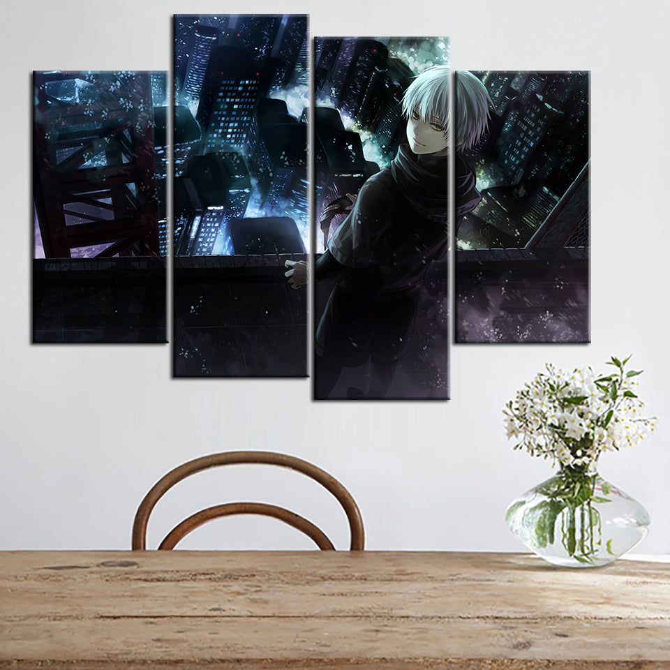 Anime Towers 4 Piece - Canvas Wall Art Painting | Bowlift