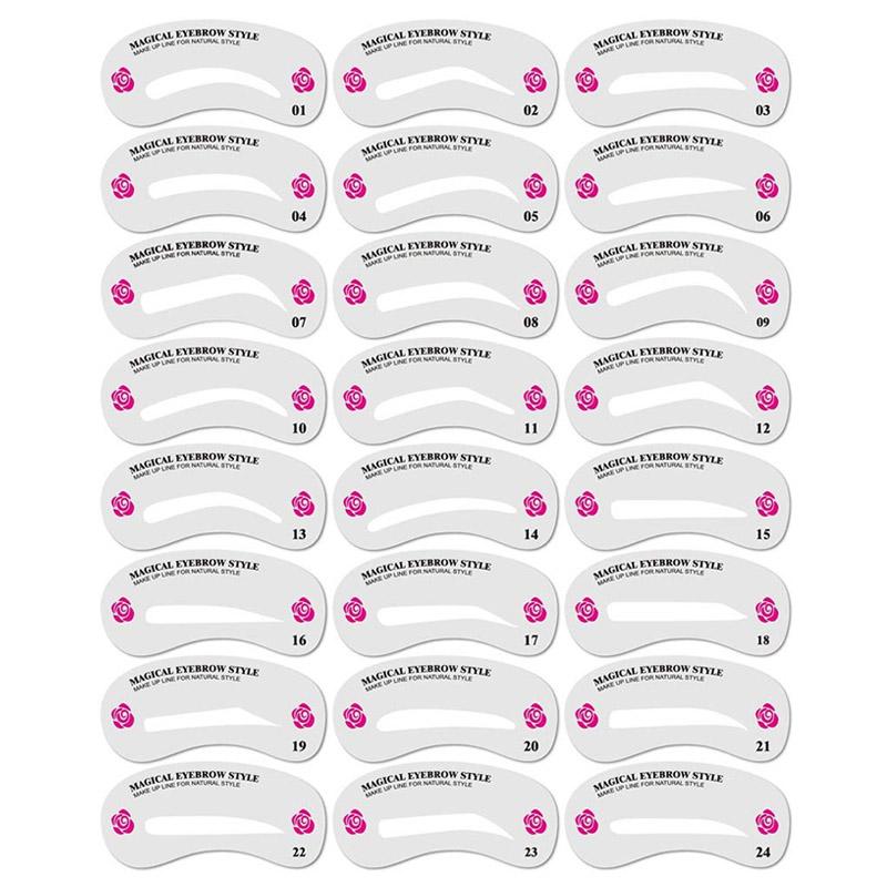 BowLift | Various Styles Eyebrow Stencil Set