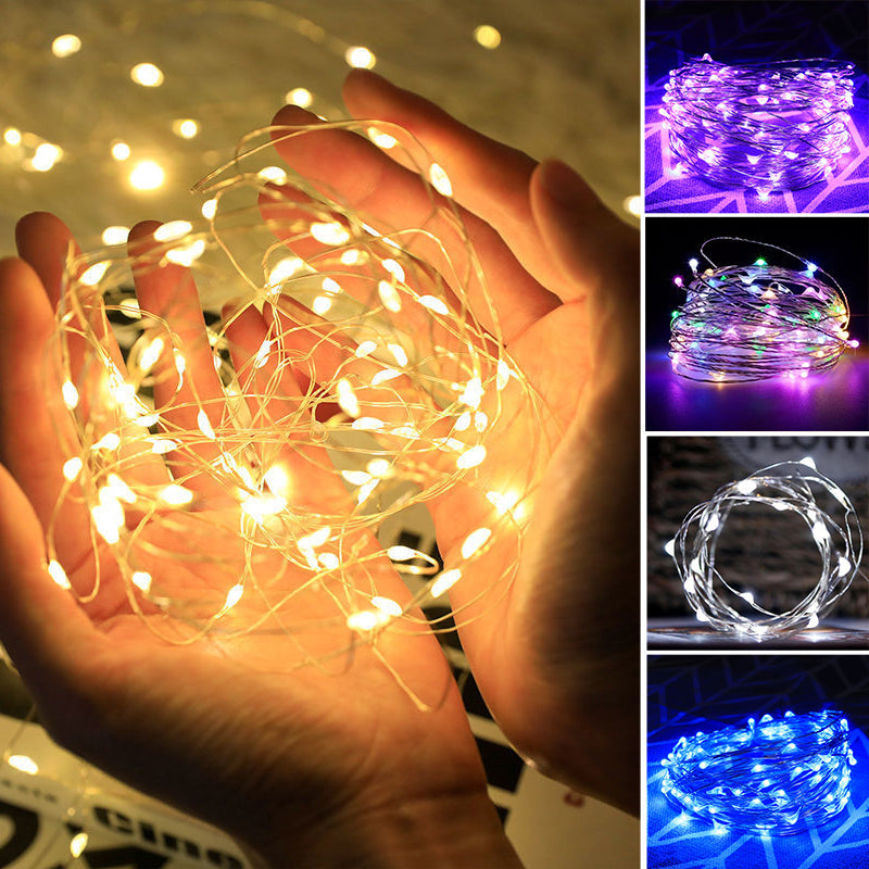USB Remote Control Copper Wire Light String for Holiday Decoration | Bowlift