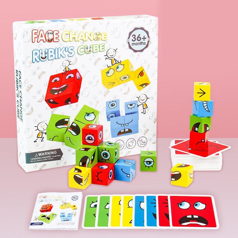 BowLift | BlockiMix Wooden Puzzle Game – Colorful Educational Blocks for Toddlers and Preschoolers