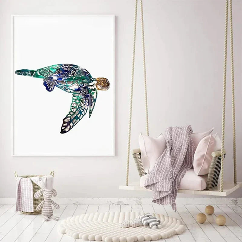 BowLift | Sea creature ornaments made of metal