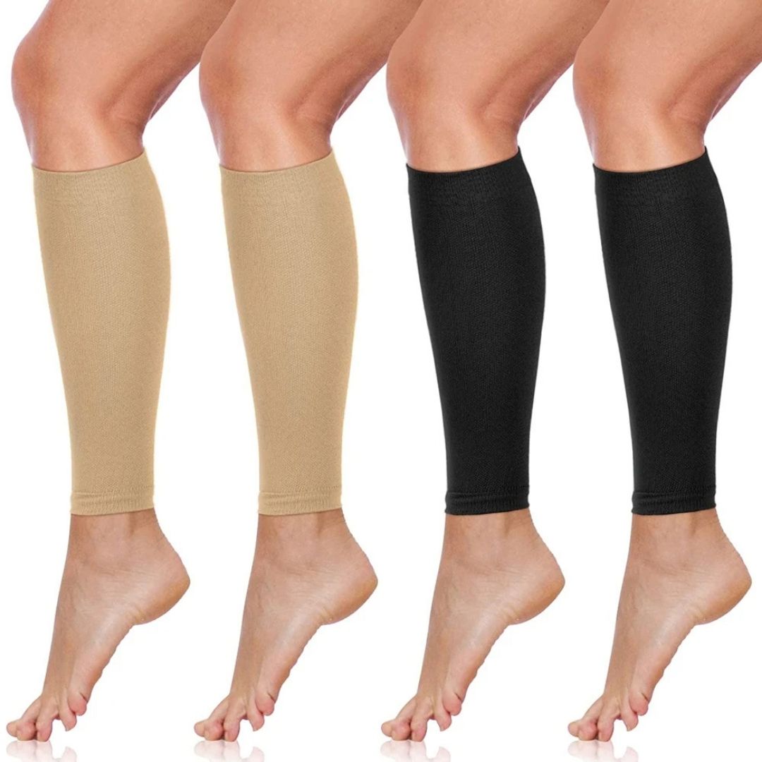 ComfortFlow Support Socks | Soft Highly Elastic Calf Compression - for Muscle Recovery and Circulation Enhancement Bowlift