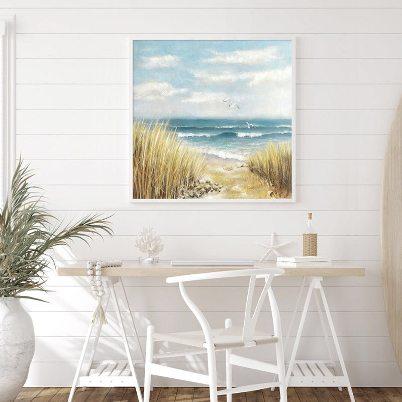 Seashore Artwork Coastal Wall Art | Bowlift
