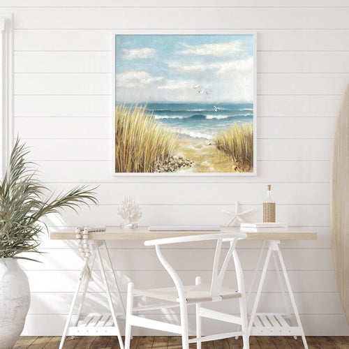 Seashore Artwork Coastal Wall Art | Bowlift