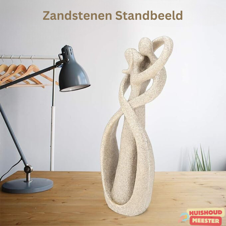 BowLift | Armonia Embrace – Symbolic decor sculpture for love & connection (living room decor in black or bronze)