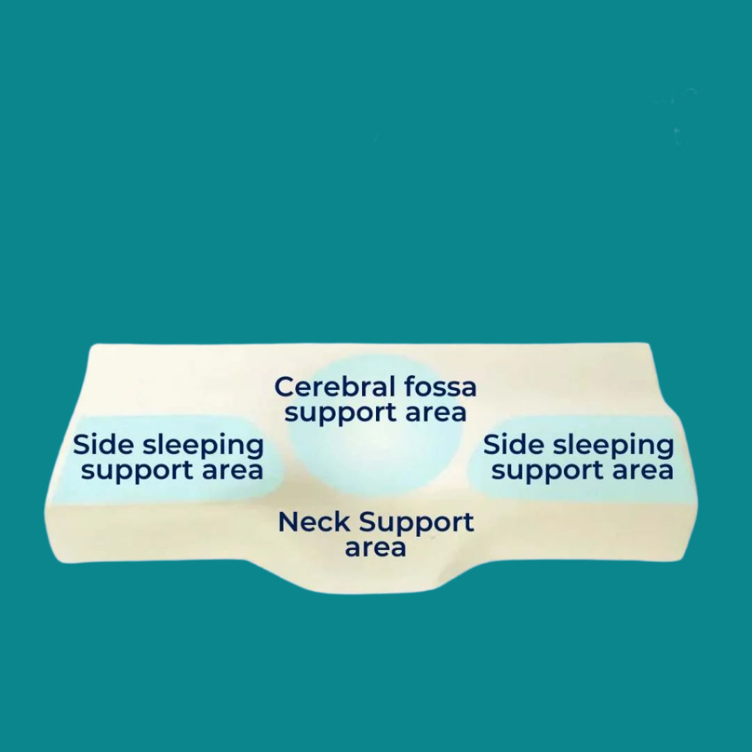 BowLift | Memory Foam Neck Support Pillow - Contoured Design for Neck Pain Relief & Improved Sleep Quality