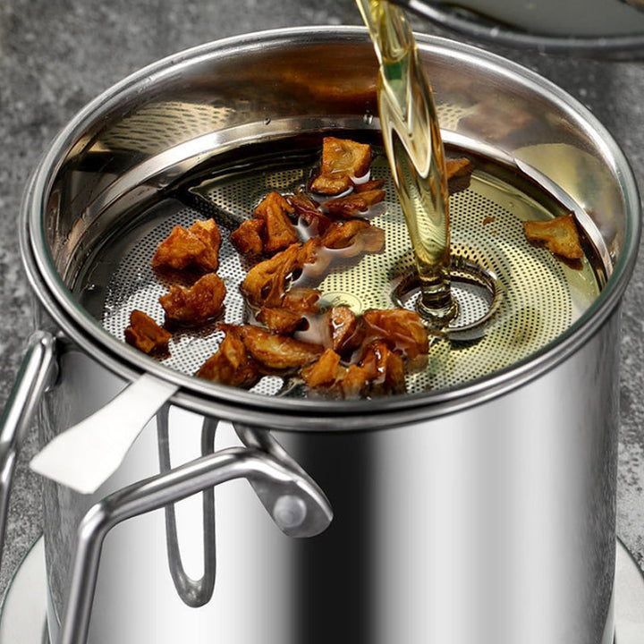 Stainless Steel Oil Filter Pot | Bowlift