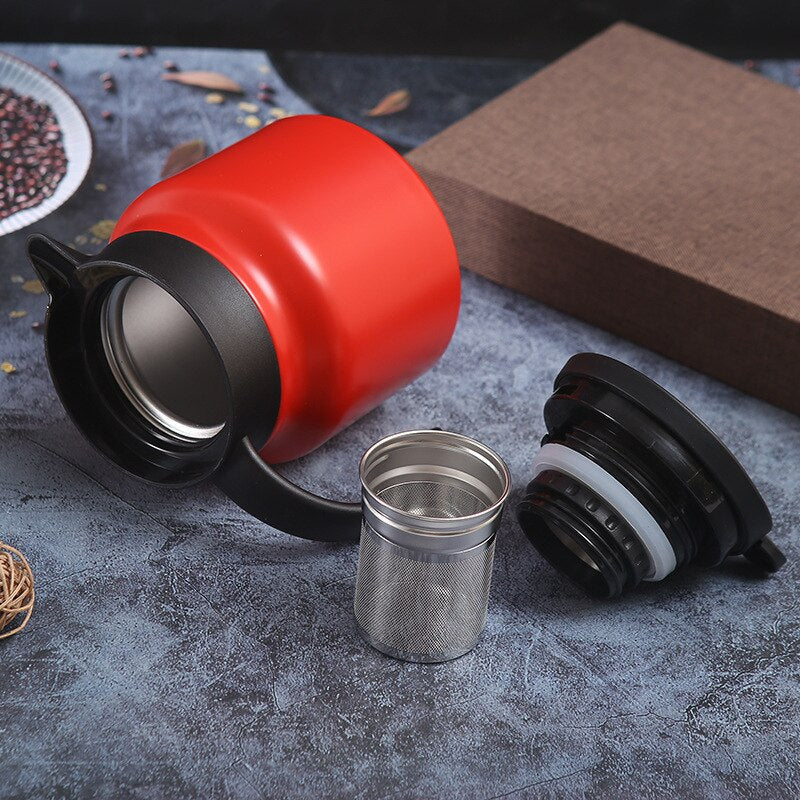 BowLift | Thermal Wave Elegant Stainless Steel Teapot