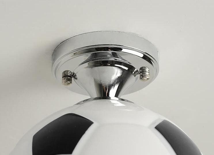 BowLift | SportLume Creative Ceiling Light | Basketball & Football Design | Semi-Mount | Glass Lamp