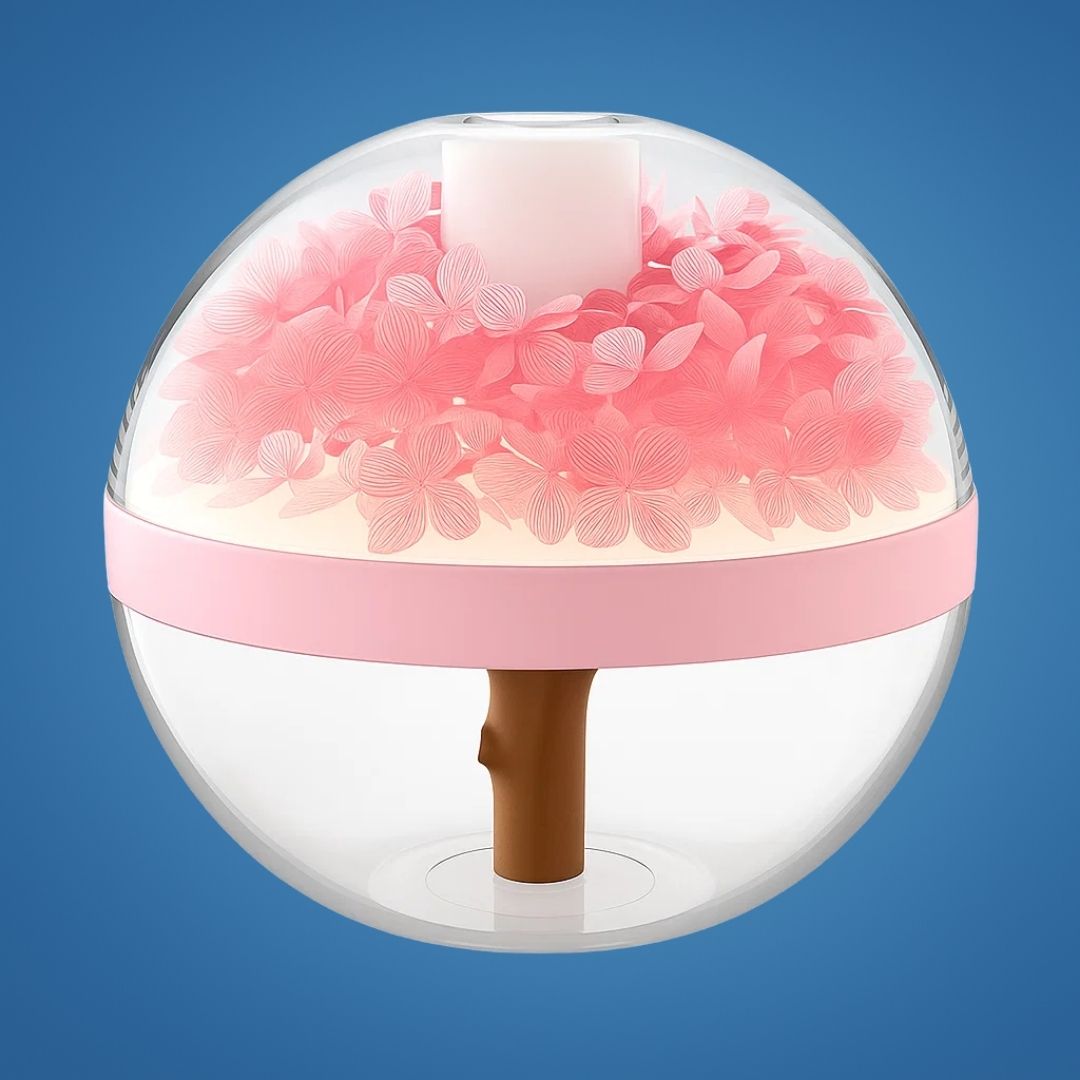 SereniGlow | Essential Oil Diffuser Humidifier – Ultrasonic Cool Mist – USB‑Rechargeable – LED Night Light for Bedroom & Nursery Bowlift