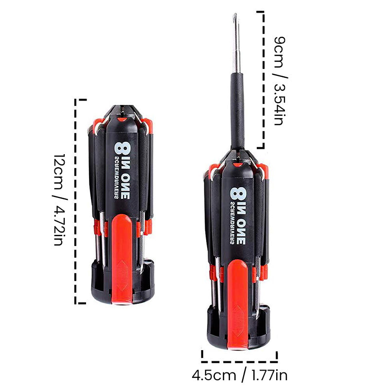 BowLift | 8-in-1 Screwdriver with LED Flashlight