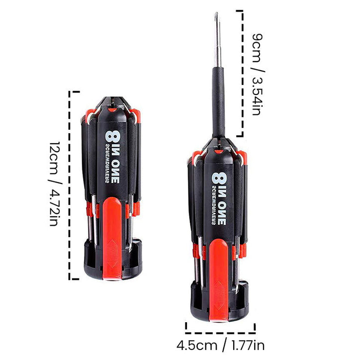 BowLift | 8-in-1 Screwdriver with LED Flashlight