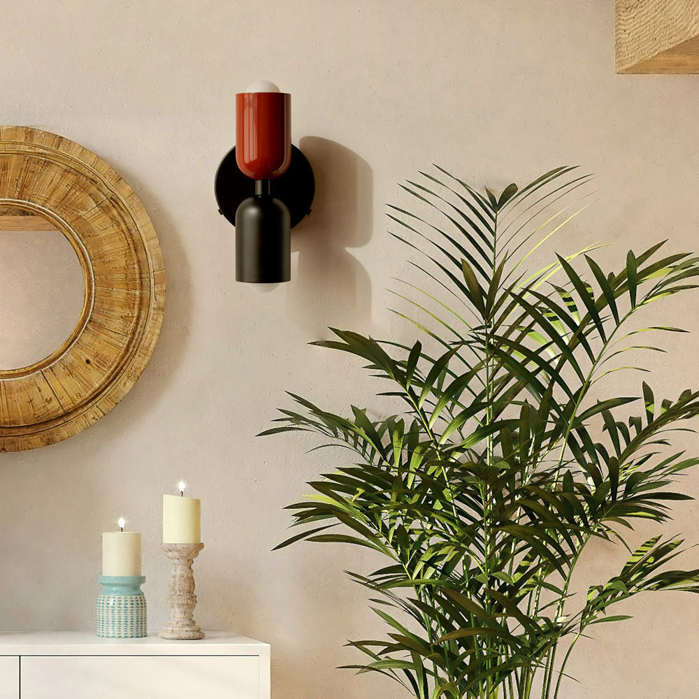 BowLift | Wall Light Modern Dual Glass Sconce Fixture