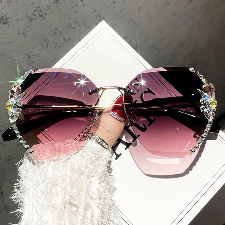 Aya Sunglasses | Vintage & Rimless | Bowlift