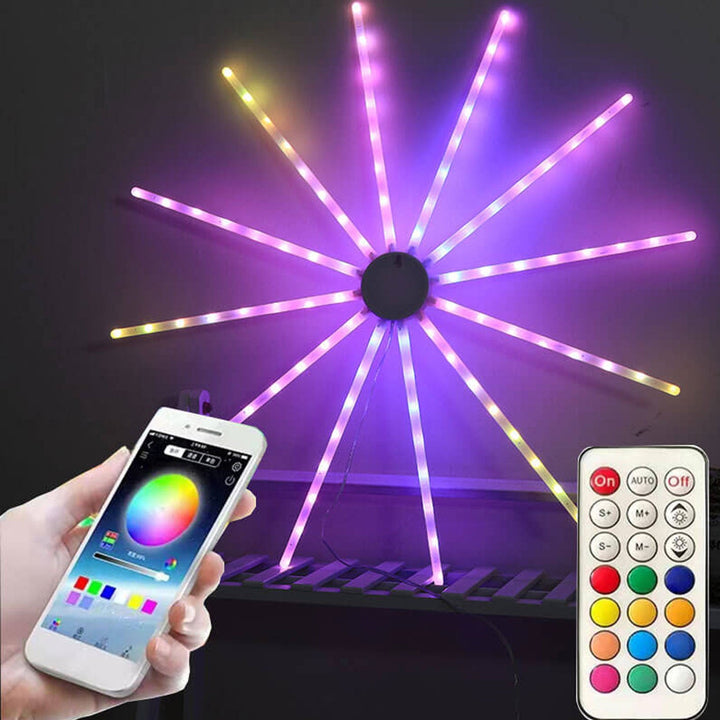 BowLift | Creative RGB Illusion Windmill Fireworks LED String Lights