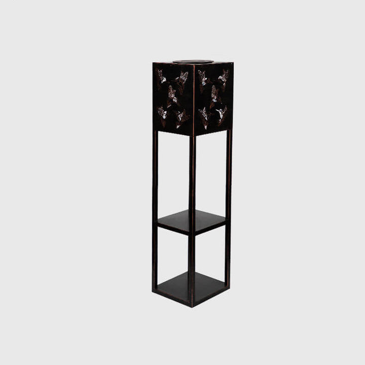 Solar Butterfly Light Shadow Square Shelf Planter Light Garden Decorative Outdoor Waterproof Patio Outdoor Light | Bowlift