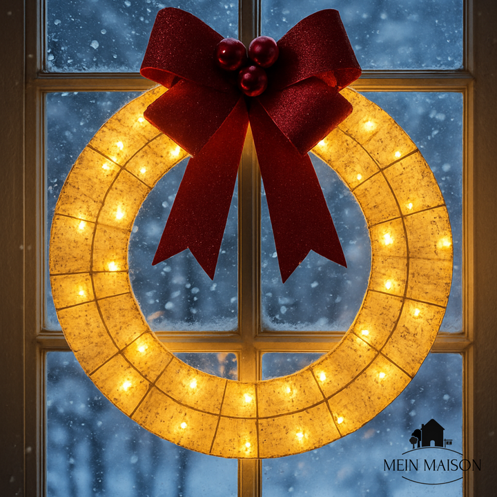 BowLift | Glorina Wreath – Glowing Christmas Magic for Indoor and Outdoor