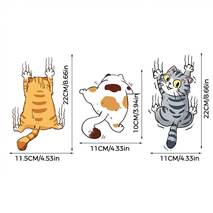 BowLift | Cute Cat Cartoon Car Sticker