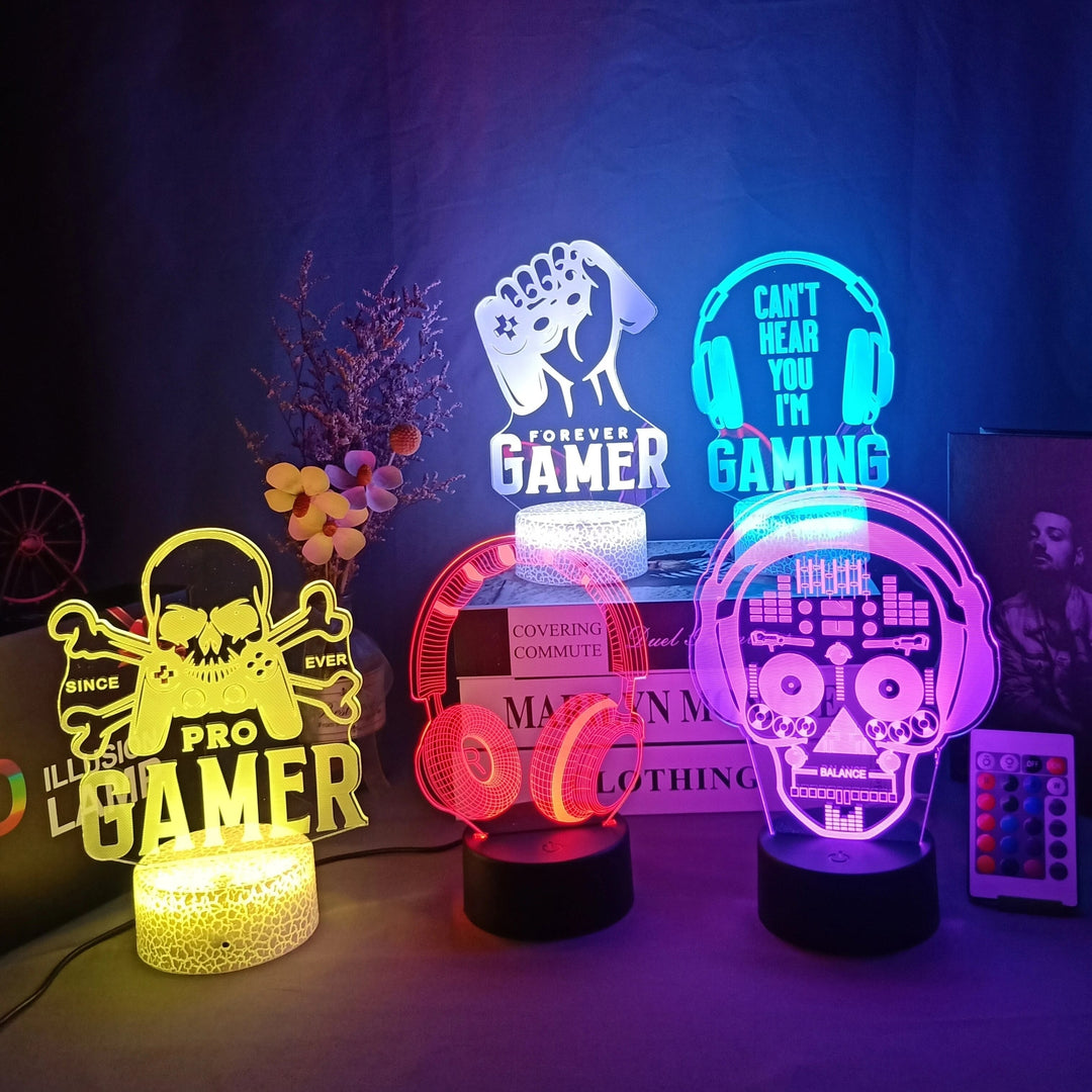 Gamer 3D LED lamps | Bowlift