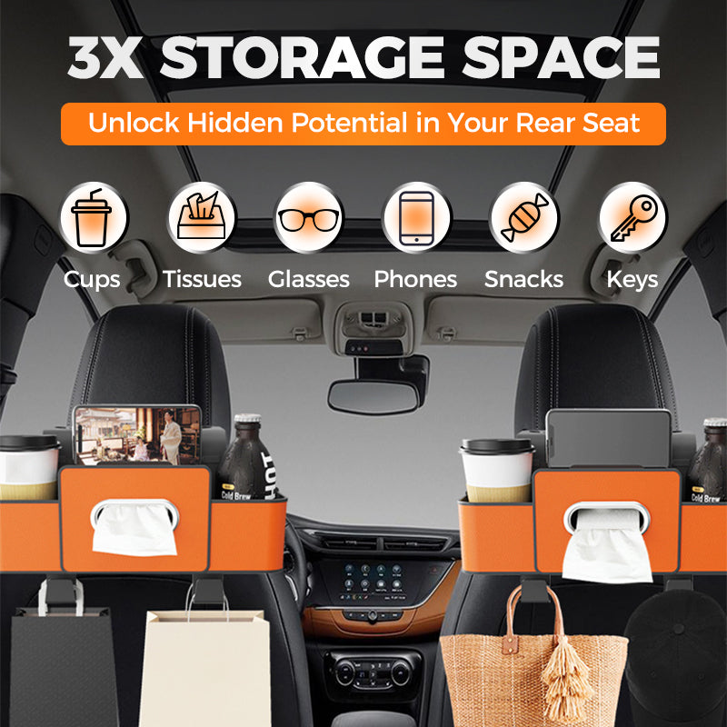 BowLift | Multifunctional and waterproof car backseat organizer