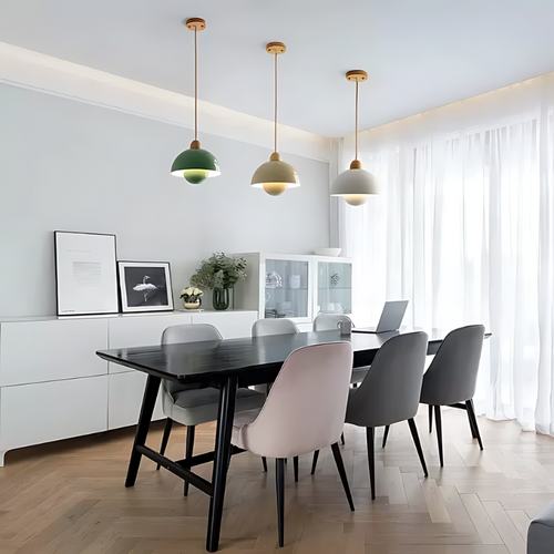 BowLift | Rustic Wooden Pendant Light for a Warm Atmospheric Look