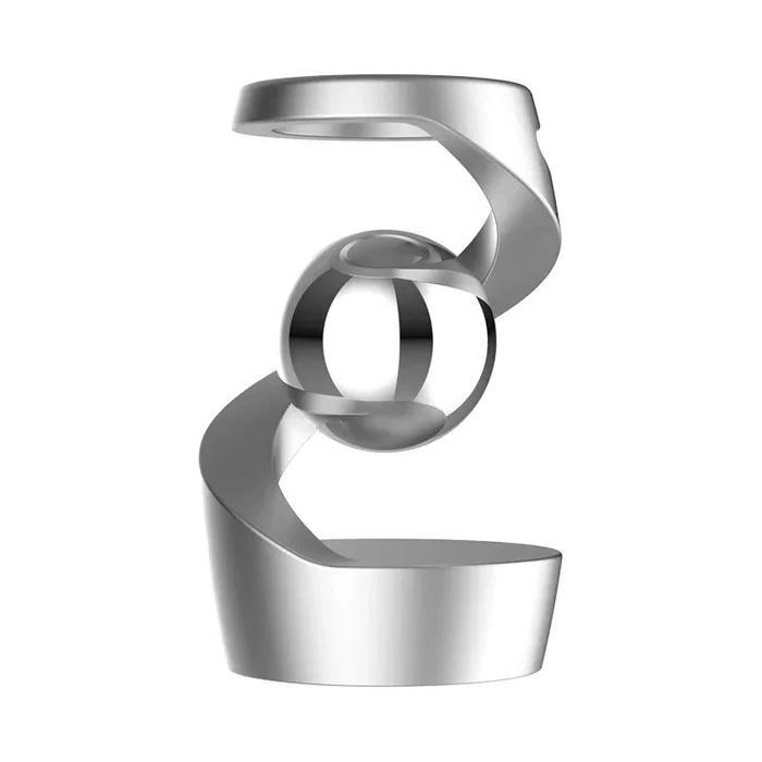 BowLift | Gravity Defying Kinetic Desk Toy Desktop Stress Relief Toy, Aluminum Alloy Decompression