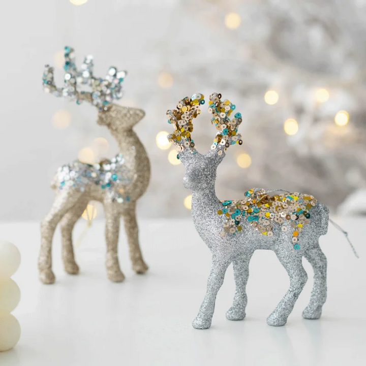 BowLift | Sparkling Deer Ornament – Luxury Christmas Decoration for a Festive Atmosphere