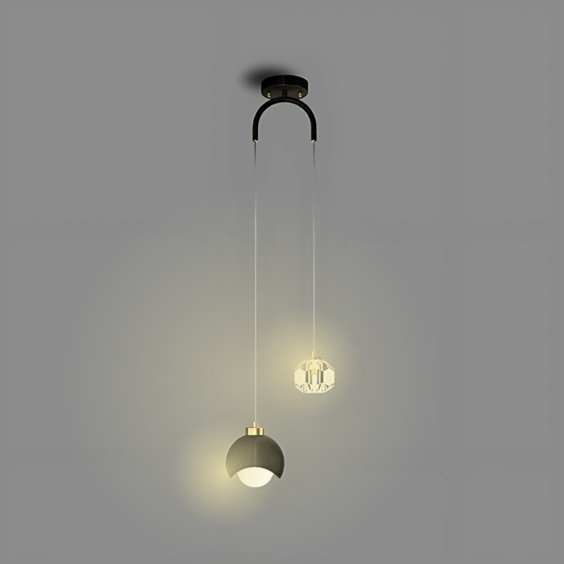 BowLift | Modern LED Pendant Light for Stylish Ambiance in Bedroom and Dining Room
