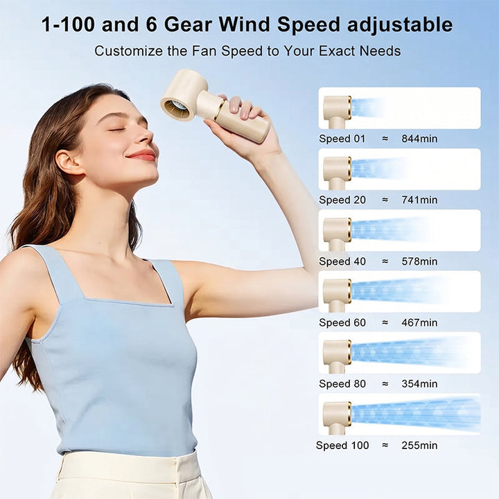 Portable Handheld Rechargeable Personal Cooling Fan | Bowlift