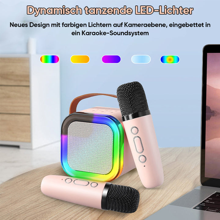 BowLift | Mini Karaoke machine for children with wireless microphones