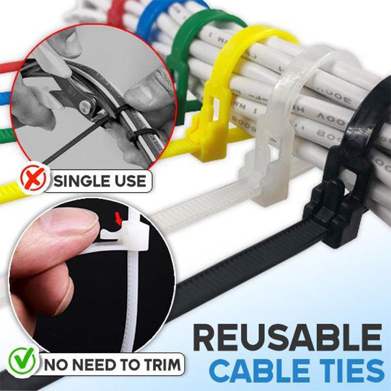 BowLift | Reusable Cable Ties (100PCS)