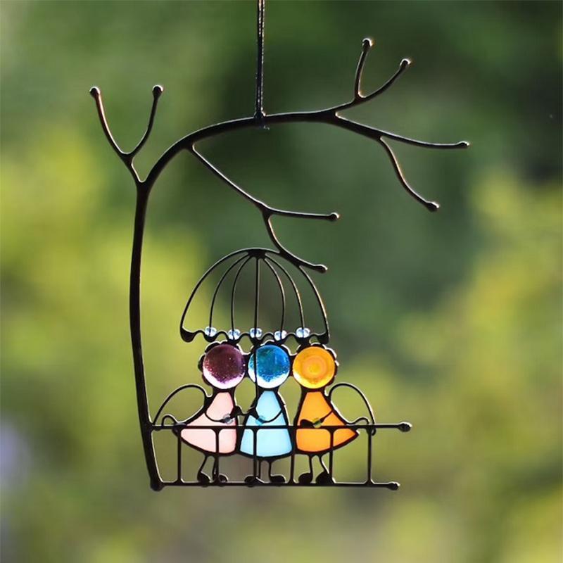 BowLift | Suncatcher Stained Glass Window Hanger