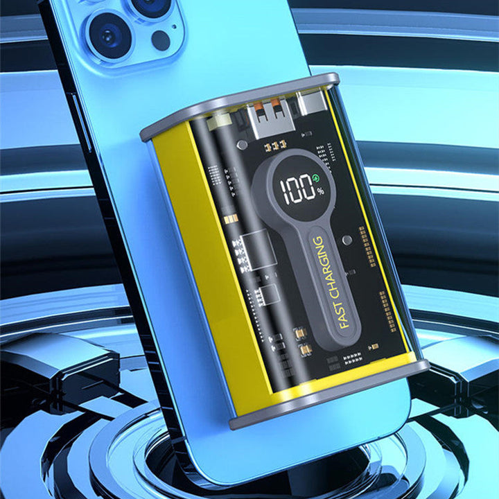 BowLift | Transparent Mecha Wind Super Capacity Power Bank (10000mah)