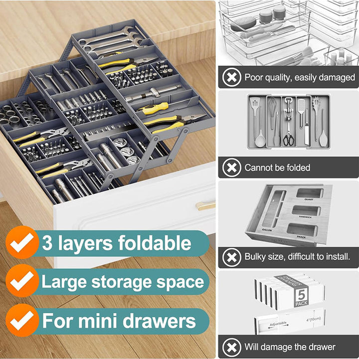 BowLift | Multi-Level Expandable Smart Drawer Organizer