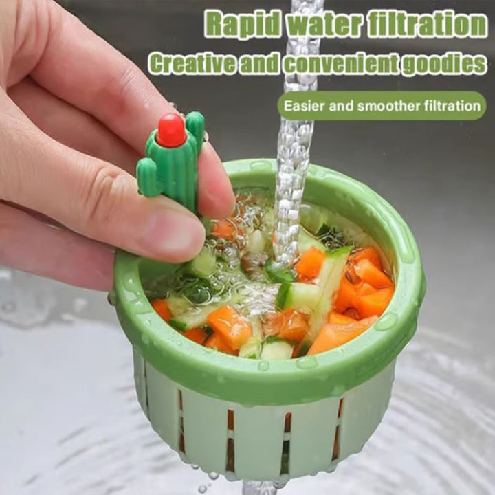 BowLift | Creative Cactus Convenient Drainage Basket Set