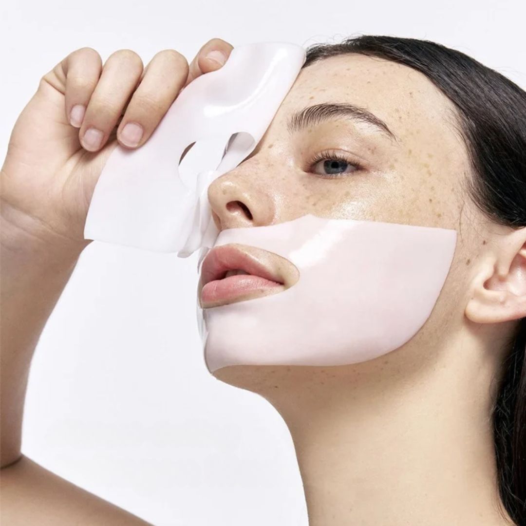 Dermaglow | Collagen Sheet Mask – Overnight Hydration – Hydrogel – Mature & Dry Skin Bowlift
