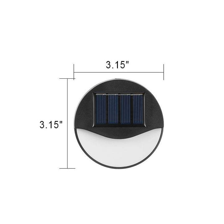 Outdoor Solar Round Square LED Waterproof Patio Step Light | Bowlift