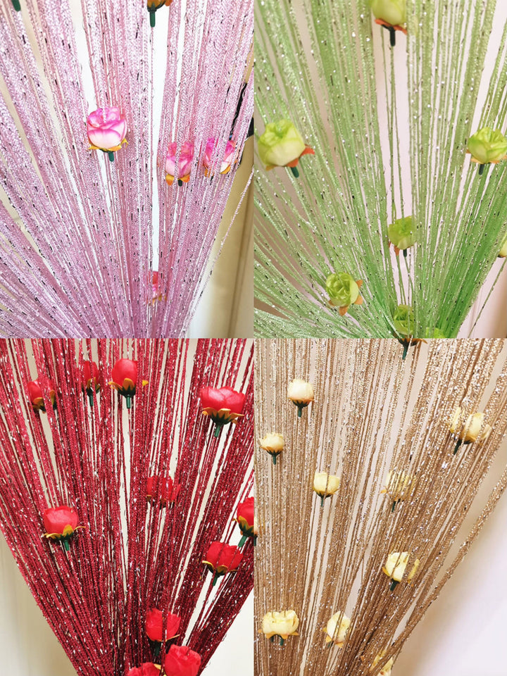 BowLift | Rose Thread Door Curtain