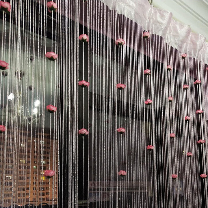 BowLift | Rose Thread Door Curtain