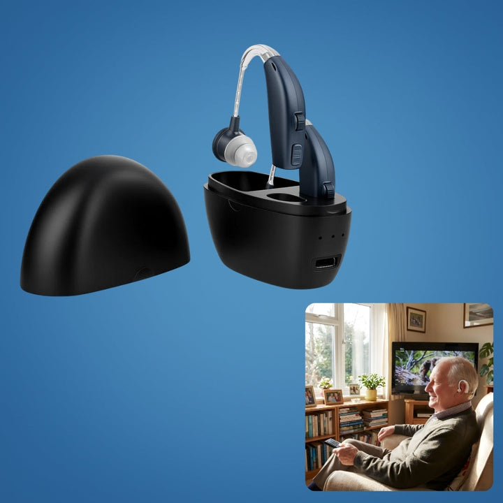 Boosts Hearing Clarity – Rechargeable & Lightweight – Reduces Background Noise – Ideal for Seniors Bowlift