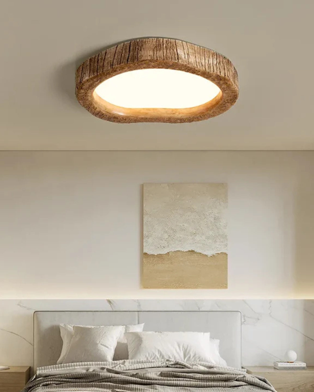 BowLift | Ceiling Lamp with Wooden Elements and Subtle Glow