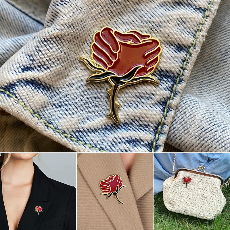 BowLift | Rose Resilience Enamel Lapel Pin