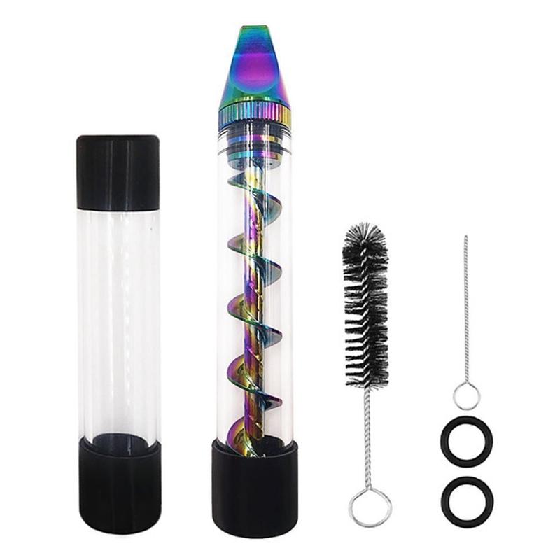 BowLift | Glass Twisty Smoking Pipe Set