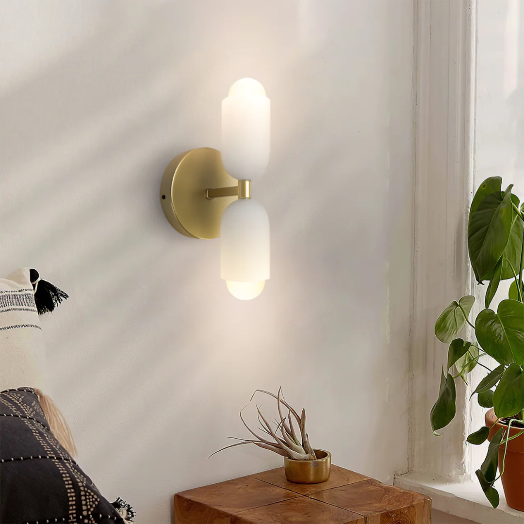 BowLift | Modern Wall Lamp with Double Heads