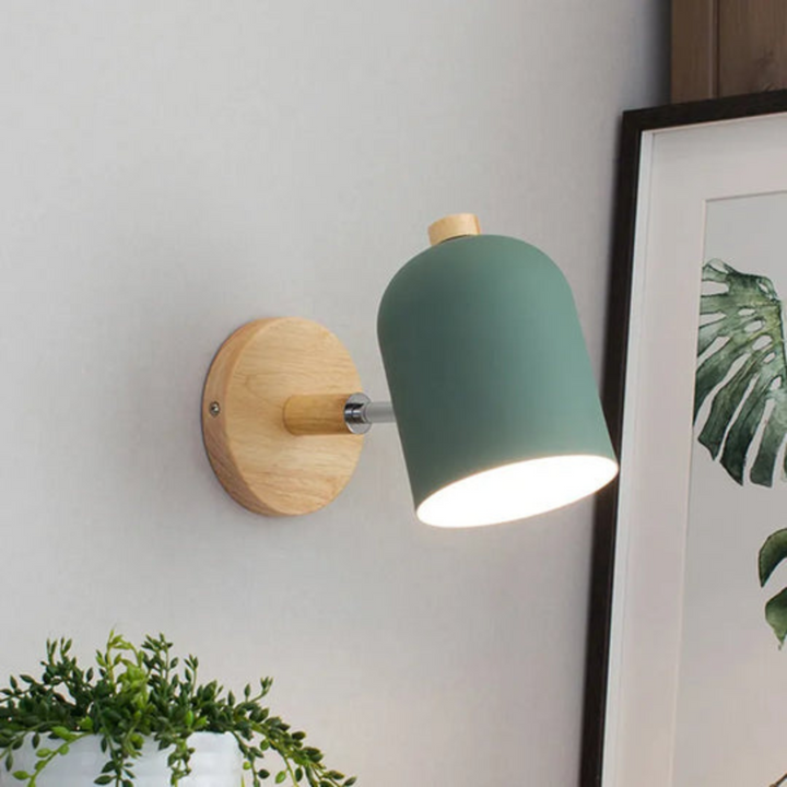 BowLift | Scandinavian Wooden Wall Lamp