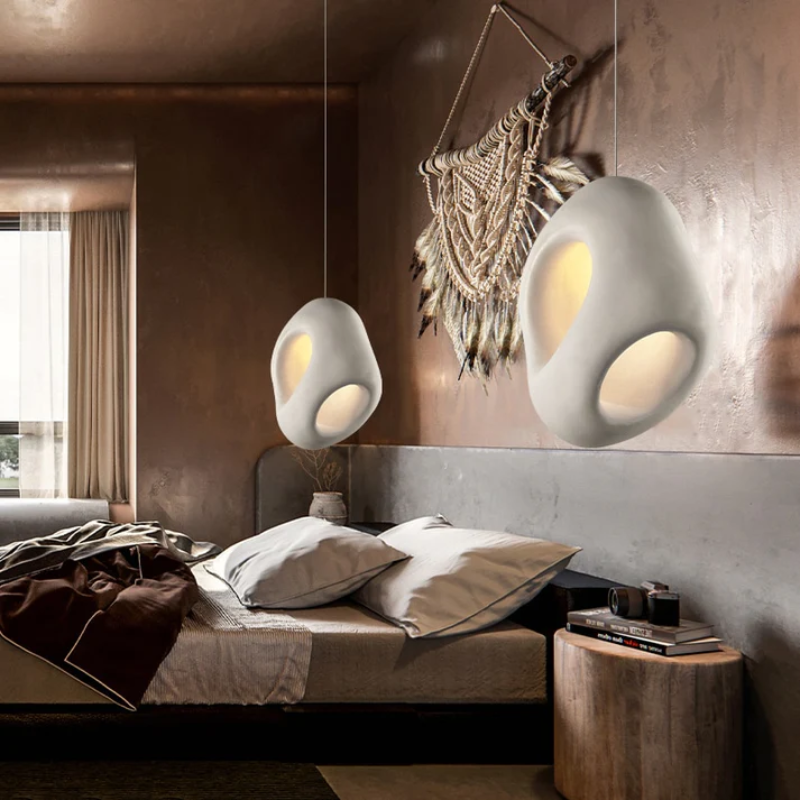 BowLift | Modern Creative LED Pendant Lamp Wabi Sabi